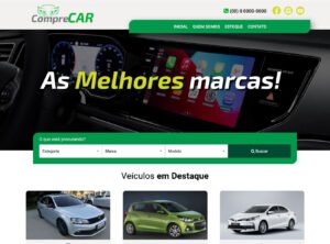 Site para Garagens de Veículos